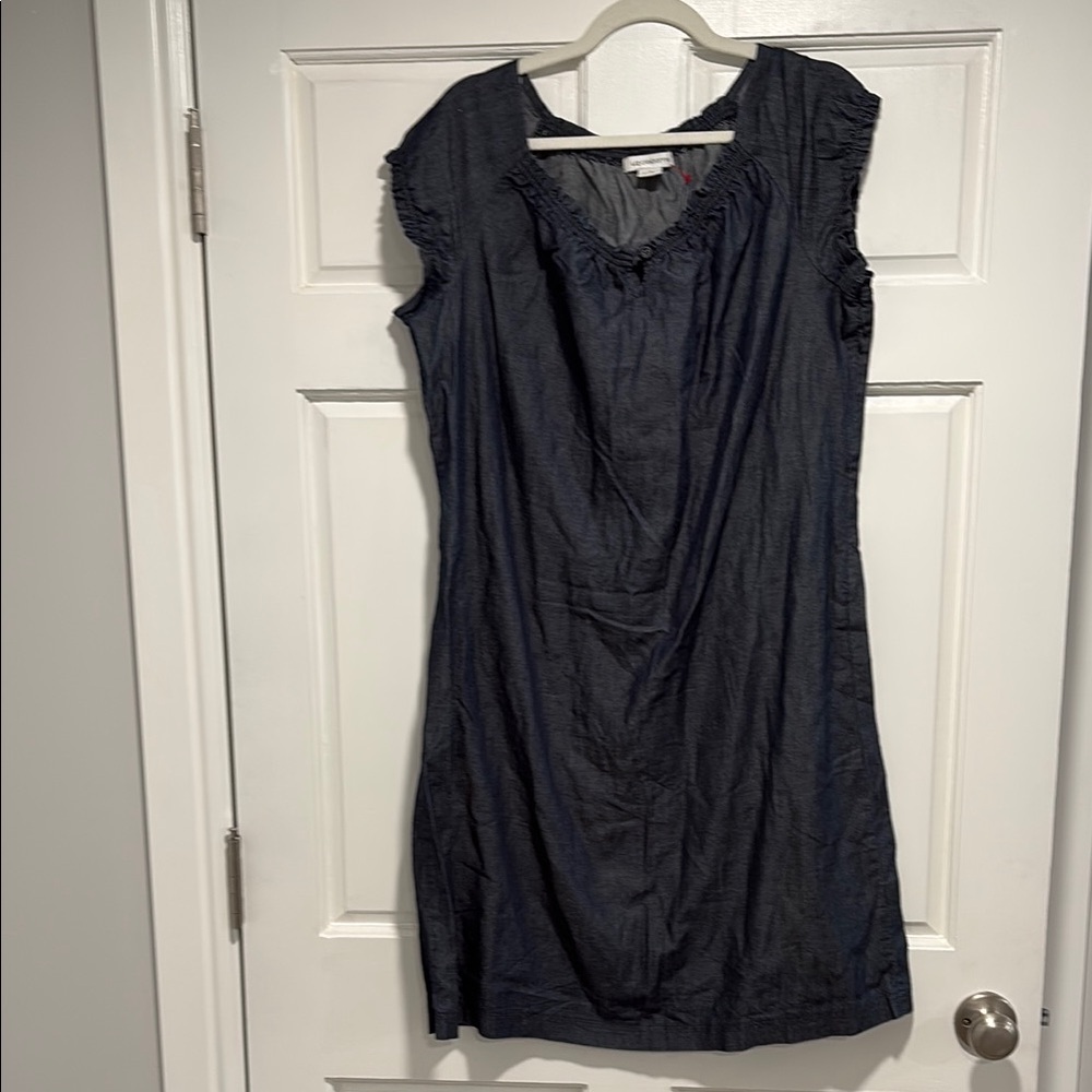 Dark Blue Sleeveless Dress